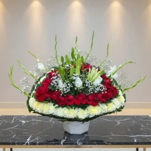 arreglos-florales-para-difunto Nuestros arreglos florales para difuntos están diseñados para rendir un homenaje digno y lleno de sensibilidad.