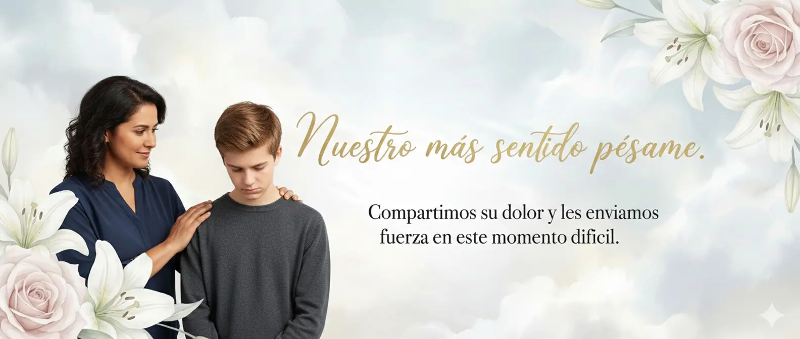 palabras para dar el pésame de forma acertada