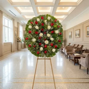 corona de flores para muerto en cdmx entrega a domicilio rápida de 1 a 2 horas